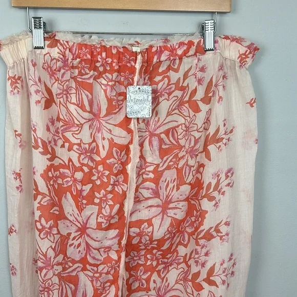 NWT Intimately Free People 100% Cotton Gauzy Open Front Slip Skirt Sz M - Picture 3 of 8